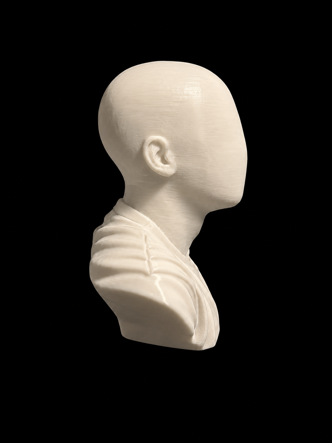 Large size custom bust 6 inches tall (add your own picture)